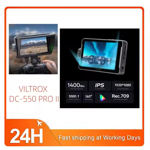 VILTROX DC-550 PRO II 5.5 Inch 1400nit 4K@60 HDMI 2.0 Camera Field Monitor Touch Screen 3D LUT Wavef