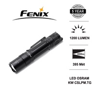 FENIX PD32 V2.0 flashlight, 1200 lm brightness, 395m range, uses 18650 rechargeable battery (not inc