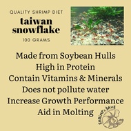 SG READY STOCK | Quality Shrimp Diet Taiwan Snowflake 100g Shrimp Crayfish Crab Pleco