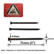 DON QUICHOTTE DQ High Carbon Steel Nail Concrete Nail Paku Simen 40mm x.2.5mm | 50mm x 3mm | 75mm x 