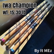 ของแท้ ราคาถูก ❗❗ คันเบ็ดตกปลา Iwa Champion คันสปิน 2 ท่อน Line wt. 15-30 lb Lure wt : 80-120 g เป็นที่นิยม คุณภาพสูง Spinning