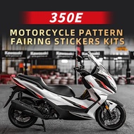 Used For ZONTES 350E Motorcycle Fairing Stickers Kits Bike Accessories Paint Parts Area Pattern Deco