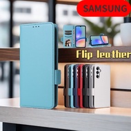Shockproof Armor Casing For Samsung Galaxy A55 A35 A15 4G 5G 2024 Phone Case Flip Leather Magnetic Bracket Cover For SamungA50 A30S A24 A54 A51 Back Cases