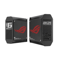 ROG Rapture GT6(2-PK)/BLACK AX10000 Tri Band Mesh WiFi System