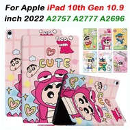 For Apple iPad 10th Gen 10.9 inch 2022 Cute cartoon High Quality Leather TPU Cover Drop iPad 10 A275