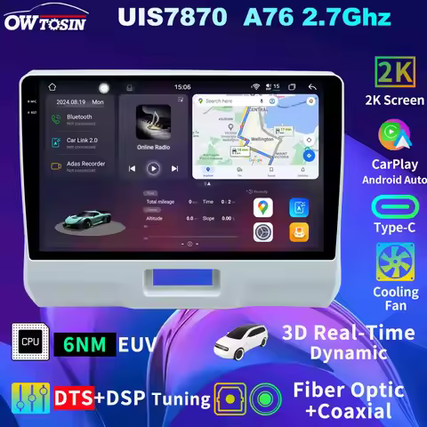 Owtosin UIS7870 12G+256G Android 13 Car Multimedia GPS Navigation Radio Head Unit For Suzuki Hustler