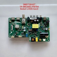 MESIN LED TV Mainboard TCL L32D3000 L32D3000B L32D300B MB 3MST36A0TTP.MS3663.PB784 LVDS small Mobo M