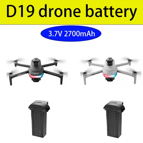 D19 Drone Original 3.7V 2700mAh Li-ion Battery for D19ProMax GPS Drones D19PROMAX Brushless Motor RC