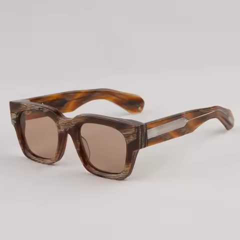 JMM ENZO 10th Anniversary Limited Square Glasses For Woman Stylish Classical Acetate Lenses Man Hand