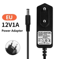 【Trusted】 12v 1a Power Supply Adapter Eu Au Uk Plug In Ac/dc Converter 100-240v Ac To Dc 12v 12w 100