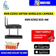 EZVIZ NVR 4 CHANNEL WITH HDMI AND VGA OUTPUT 2MP 1080P UP TO 5MP 3K + HARD DISK