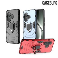 Realme GT Neo6 SE 5G CASEBURG Hybrid R 磁貼指環扣 座枱支架 四邊全包手機殼 手機套 1433A