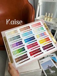 เซตสีเจลสีพื้น 135 สี Kaise พร้อมชาร์ทโชว์