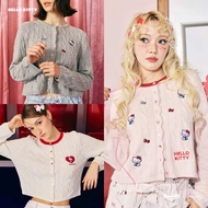 [New พร้อมส่ง 🎀🐱] เสื้อ lookbooklookbook Hello Kitty happy cardigan