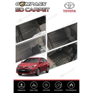 Toyota Vios 2018 5D Car Carpet Floor Mat