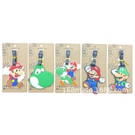 7EQE Travel Boarding Pass Super Mario Mario Luggage Tag Boarding Pass Luggage Tag Ornament Name Tag