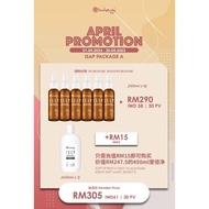 Inchaway ISAP [Refill Pack 1 x 450ml + 6 x 100 Spray] Silver Aloe Protection Hand Sanitizer 爱倍净 芦荟银离