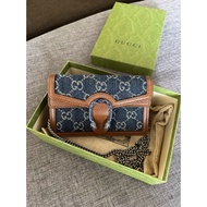 GG Dionysus Supermini Denim Bag