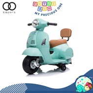 KOOPERS Original Mini Vespa 6V Electric Ride On Mint Green Tutu Pink Vanilla Cream Pepper Red