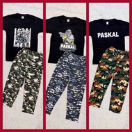 Set Pyjamas 7Y ARMY For Boys/ Set Baju Tidur Budak Kanak kanak Lelaki Askar Ready Stock