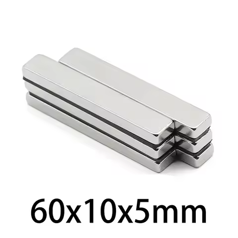 60x10x5mm Strong Sheet Rare Earth Magnet Block Magnets For Fridge, DIY, Building, Scientific, Craft,