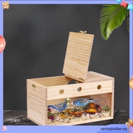 Pet Wood Parakeet Budgie Cockatiel Breeding Nesting Bird Avery Cage Box ZG
