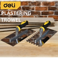 Deli Plastering Trowel 280x330mm | DL509320 / DL509321| Stainless Steel | Unique Design Handle | Smo