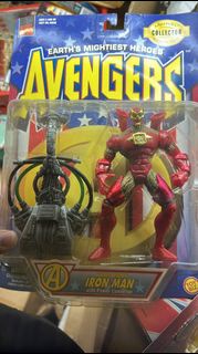 全新 未開封 1997 年 Toy Biz 出品的 Marvel Collector Editions 系列「復仇者聯盟」英雄重生鋼鐵人與能量轉換器可動公仔