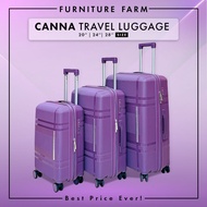 F&F: 10yrs Warranty Canna Travel Luggage 20/24inches PP Material Unbreakable Luggage Bags