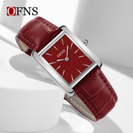 OFNS 1586 square quartz women's watch 3ATM waterproof women's watch -13