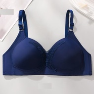 Bra Plus Size D/E Cup 40~50 Wireless Full Coverage Thin Span Silk Smooth Bra / Baju Dalam Tanpa Dawa