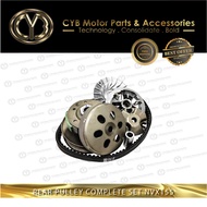 Rear Pulley Complete Set YAMAHA NVX155 NVX 155 V-Belts Drive Roller Fan Face Movable Shaft Lengkap Pulley Belakang
