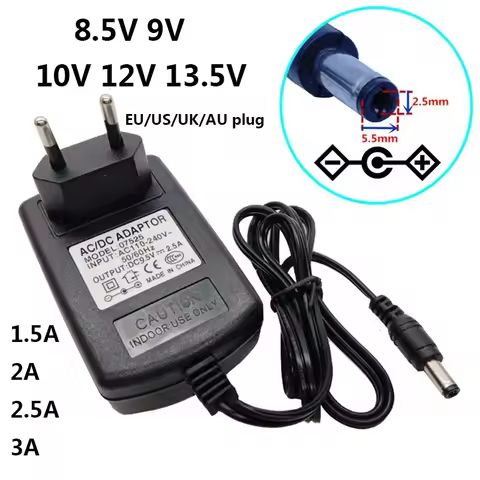 9V 1.5A 2A 2.5A 3A Universal Power Adapter 8.5V 10V 12V 13.5V AC Adaptor Power Supply Converter DC W