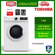 Midea/Toshiba 7kg Dryer TD-H80SEM SenseDry Tumble Dryer TDH80SEM Midea Dryer Mesin Pengering MD-7388