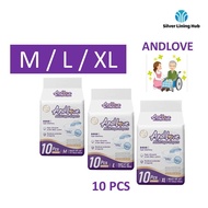 ANDLOVE Adult Diapers M/L/XL Adult Tape Diaper, Leak-Proof, Pampers Dewasa, Tena Pants, Underpad