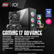 [ Powered by MSI ] JOI Advance I7 RTX4060TI Gaming PC ( i7-12700KF, 32GB, 1TB, RTX4060TI 16GB, W11P )