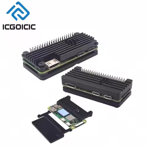 Raspberry Pi Zero 2W Aluminum Heatsink Case Kit, Universal Raspberry Pi0 W | 2 W | Zero - Passive Co
