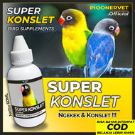 Vitamin Burung Lovebird SUPER KONSLET Obat Konslet Lovebird Vitamin Penggacor Burung Lovebird Kicau 