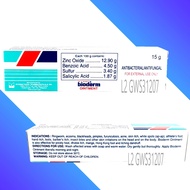 Salicylic Acid, Sulfur, Benzoic Acid, and Zinc Oxide formulation, within a 15g tube by Bioderm