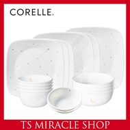 CORELLE KOREA STARGAZING Square Type 16p Set for 4 People Korean Tableware (Square Plate) / Dinnerware / Rice bowlSoup Bowl popular item