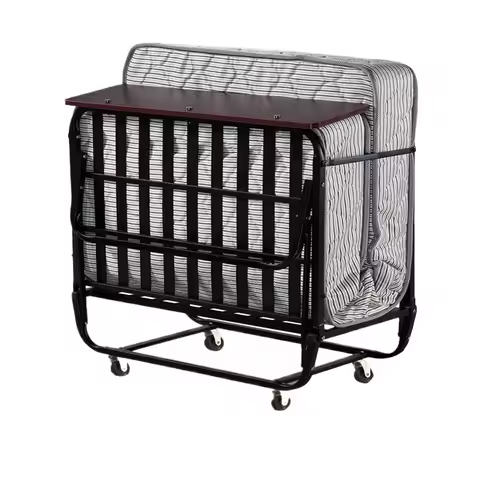 LMM1 extra bed folding bed hotel room extra bed folding with wheels