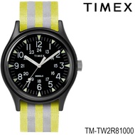 Timex TW2R81000 นาฬิกาข้อมือผู้ชาย สายไนล่อน สีเหลือง