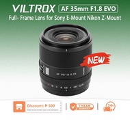 Viltrox AF 35mm F1.8 EVO Full- Frame Lens for E Z-Mount