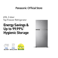 Panasonic 610L 2 Doors Refrigerator with Jumbo Freezer NR-TZ601BPSS [Free delivery installation disposal]