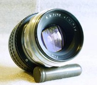 【悠悠山河 】近新完美透亮 1:0.5超級微距 小B Zeiss Jena BIOTAR 58mm F2 直上E,R,Z