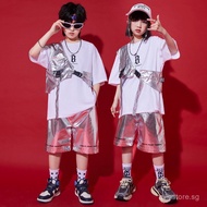 Girls' Jazz Dance Outfit Street Dance Children's Hip-Hop Trendy Outfit Girl's Catwalk Performance Ou