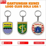 GANTUNGAN Exclusive Liga 1 Logo Acrylic Keychain - Eay Advertising