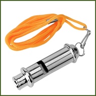 Whistles for Adults Stainless Steel Sports Whistle Loud Sound Referee &amp; Gym Use Sports Whistle Metal Build Loud naiesg