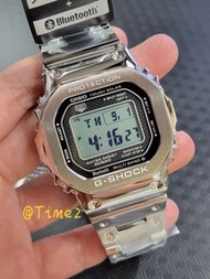 Gshock GMW-B5000D-1 GMWB5000D GMWB5000D GMWB5000 B5000D B5000 bluetooth silver  銀色 電波錶 tough solar 太