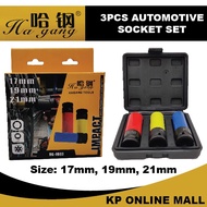 Ha Gang Automotive Impact Socket Set ( 17mm , 19mm , 21mm ) same quality as Milwaukee Impact Socket